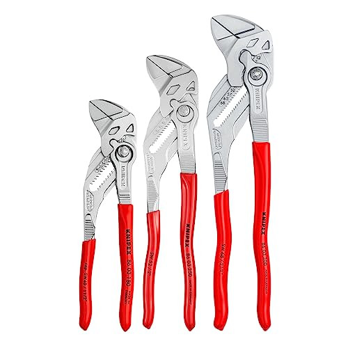 KNIPEX Forged Steel Nickel Plated Pliers Set