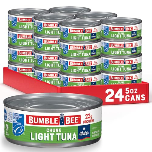 Bumble Bee Wild Caught Skipjack Tuna 24-Pack, 5 Oz. Cans