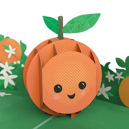 Lovepop Orange New Baby Card
