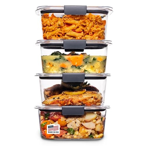 Rubbermaid Brilliance Food Storage Containers 4-Pack