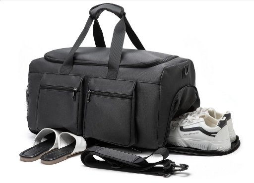 Seyfocnia Gym Weekender Bag for Men W/Shoe Compartment