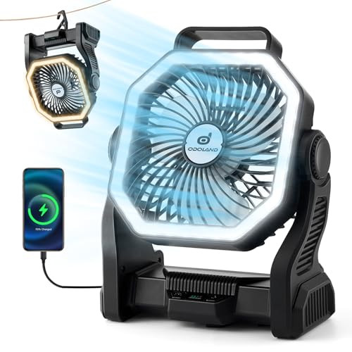 20000mAh LED Camping Lantern with Fan