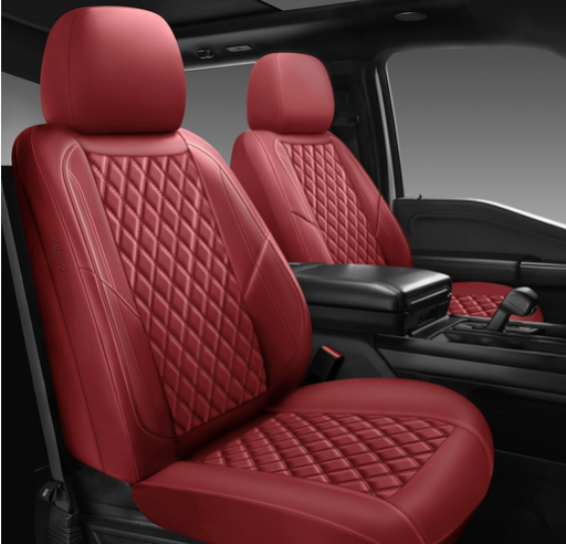 GEEYONTEK Full Coverage Leather Car Seat Covers