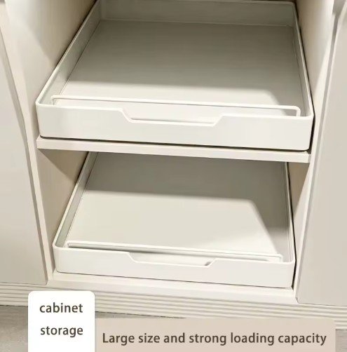 Kitchen Storage Rack with Slide Rails