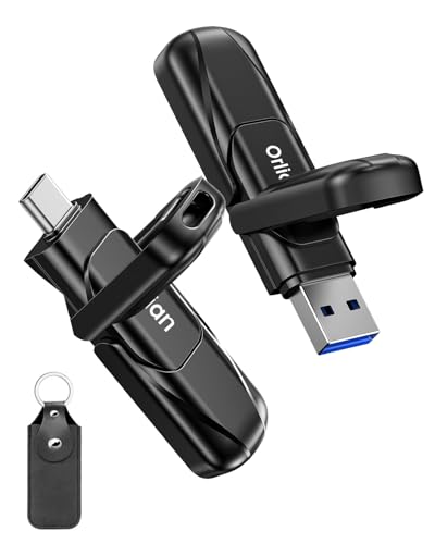 Orlian 128GB USB C Solid State Flash Drive USB 3.2 Gen 1 Dual USB Type C + USB A Deal