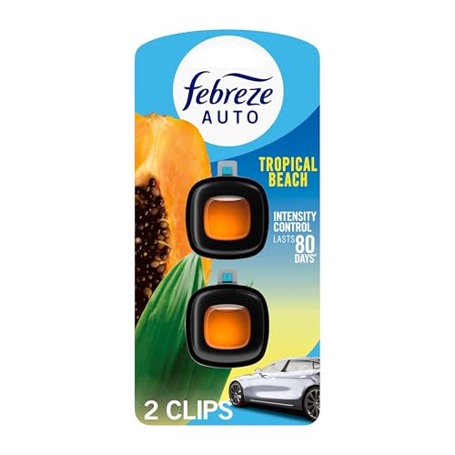 Febreze AUTO Air Freshener Tropical Beach 2-Count Deal