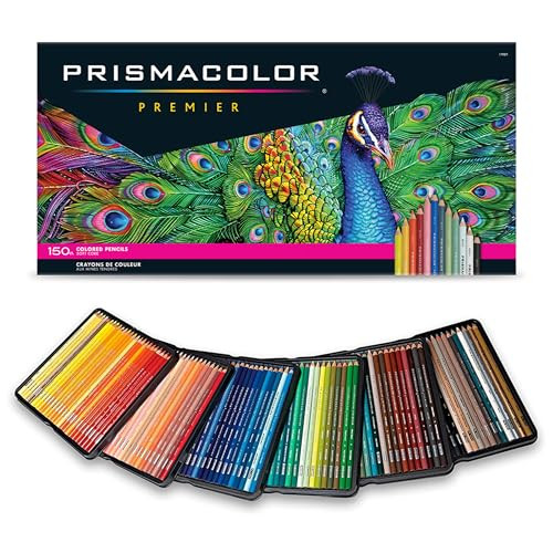Prismacolor Premier Colored Pencils, Soft Core, 150 Count