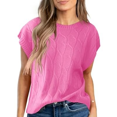 Saodimallsu Women's Cap Sleeve Sweater