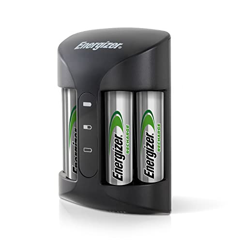 Energizer AA and AAA Battery Charger with Rechargeable Batteries