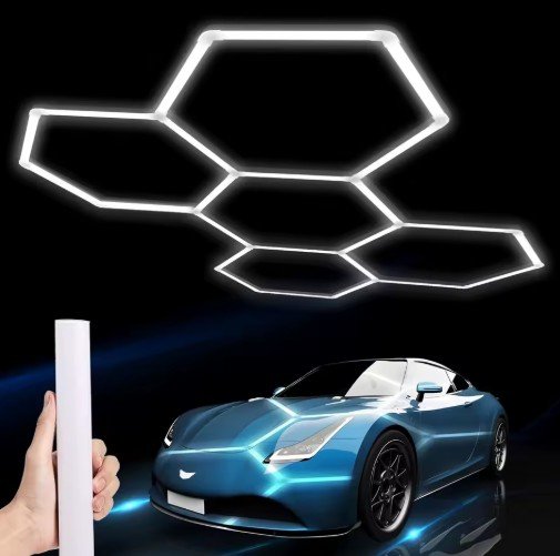 Hexagon LED Lighting for Garage and Home