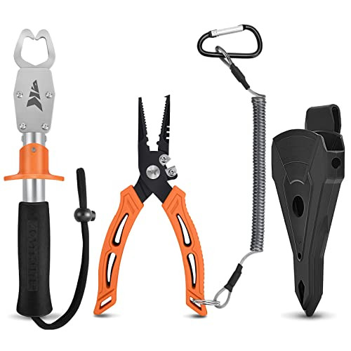 KastKing Fishing Pliers and Lip Gripper Set