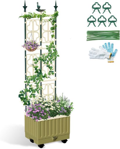 Tomato Planter with Trellis