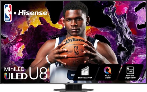 Hisense 85" U8N-Series 4K Mini-LED QLED Smart TV