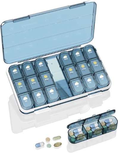 Pill Organizer with Discount Code