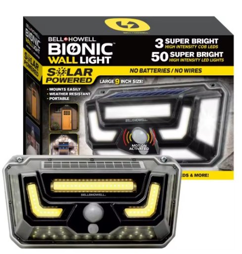 Solar Powered Motion Sensor Waterproof LED for Porch