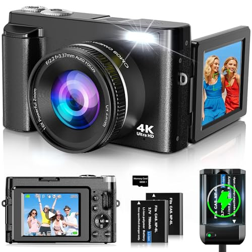4K Digital Camera for Photography and Video