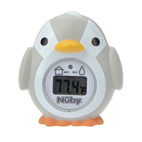 Nuby Floating Penguin Bath & Room Digital Thermometer