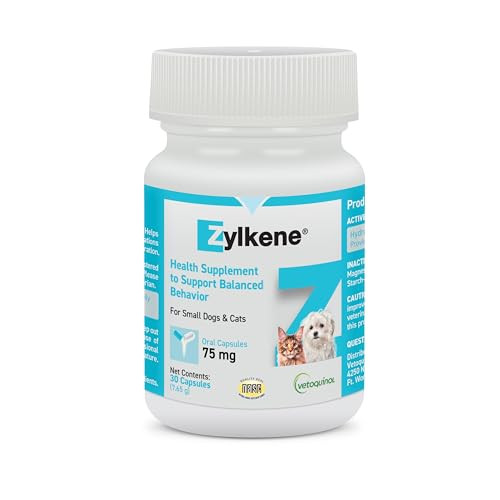 Vetoquinol Zylkene Calming Support Supplement for Small Dogs and Cats