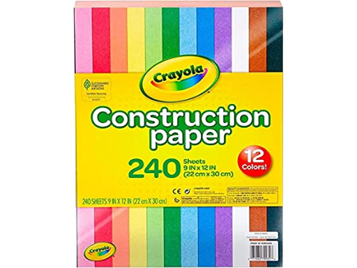 Crayola Multicolor Construction Paper