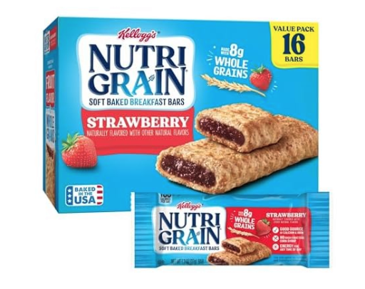 Nutri-Grain Soft Baked Breakfast Bars, 16 Count