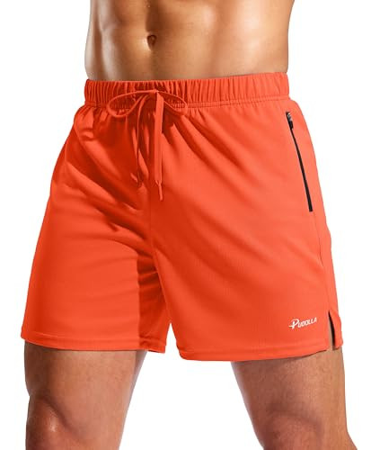Pudolla Men's Workout Running Shorts