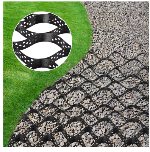 VEVOR 38-Inches L x 16-Inches W x 3-Inches H Square Black Plastic Stepping stone