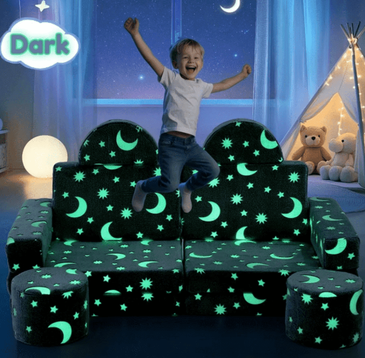 Caveen 14-Piece Modular Kids Play Couch