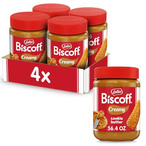 Biscoff Cookie Butter Spread 4 Pack, 56.4 Oz.