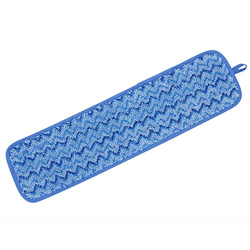 Rubbermaid Commercial Products Mop Head for Microfiber Damp Mop, 18-Inch, Blue