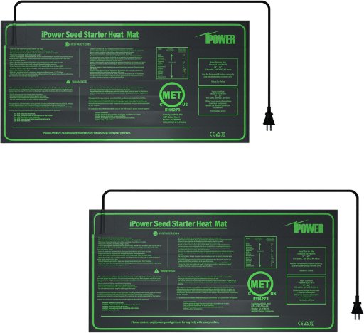 iPower Seedling Heat Mat 2-Pack