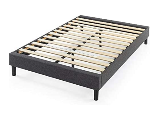 Zinus Queen Curtis Upholstered Platform Bed Frame