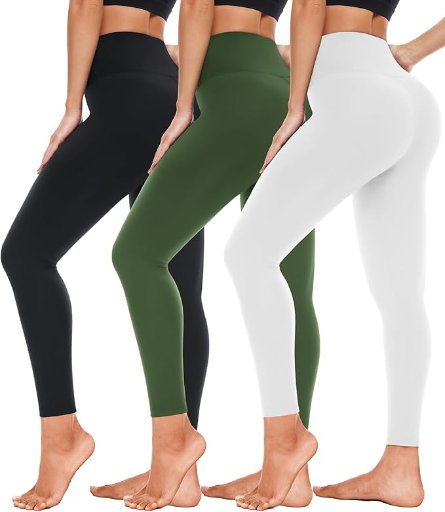 HiClasmix High Waisted Leggings 3-Pack