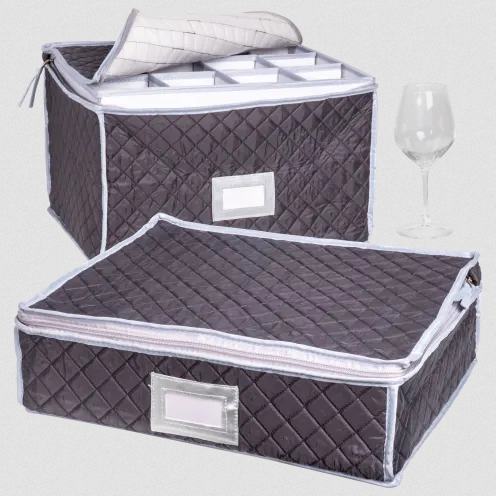 Woffit Wine Glasses and Mug Storage Boxes