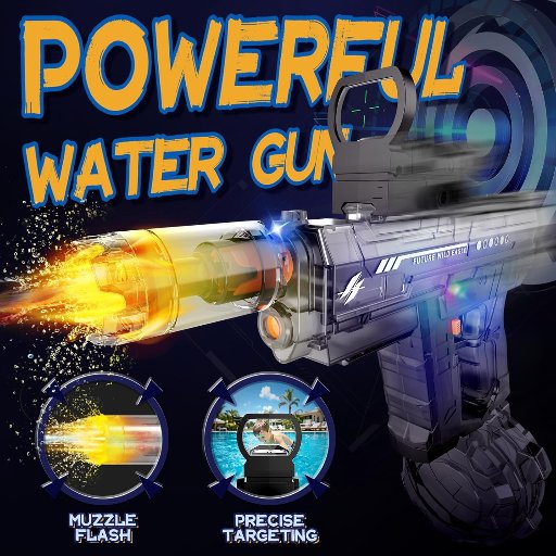 Light Up Electric Water Gun