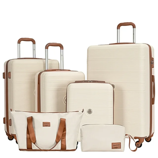 Travelhouse 6 Piece Hardshell Luggage Set