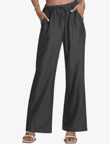 Potili Women’s High Waisted Wide Leg Jeans