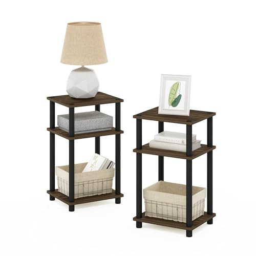Furinno Turn-N-Tube Nightstand 2-Pack