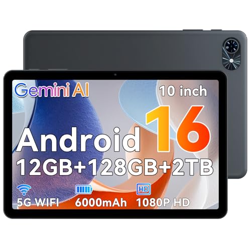 Android 16 Tablet with Gemini AI 12GB RAM 128GB Storage 120Hz Display
