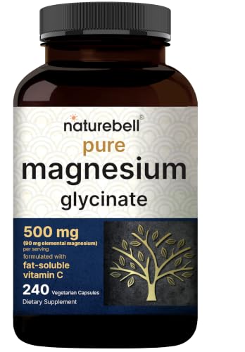 NatureBell Magnesium Glycinate Capsules 240-Count 500mg Deal