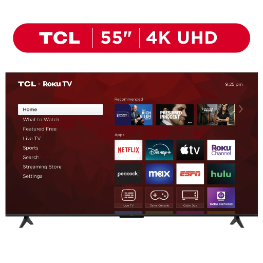 TCL 55-inch 4K UHD HDR Smart TV