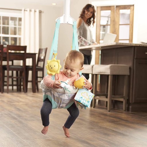 Evenflo Exersaucer Johnny Jumper with Clamp Attachment