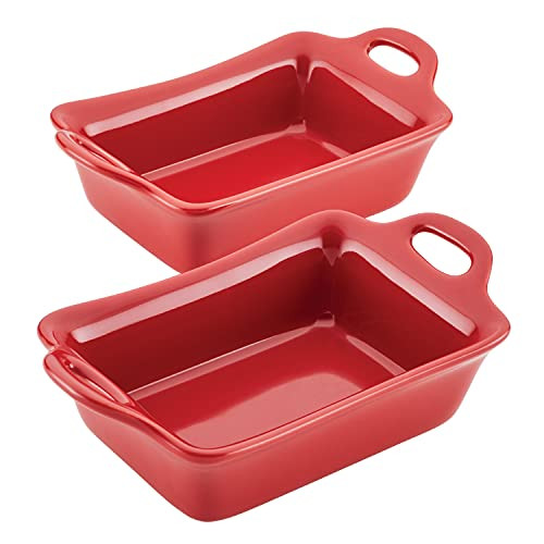 Rachael Ray Solid Glaze Ceramics Au Gratin Set