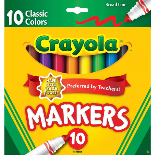 Crayola Markers and Crayons