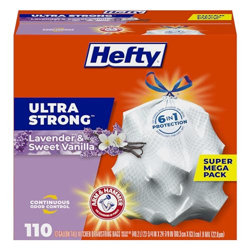 Hefty Ultra Strong 13 Gallon Trash Bags (110 Count)
