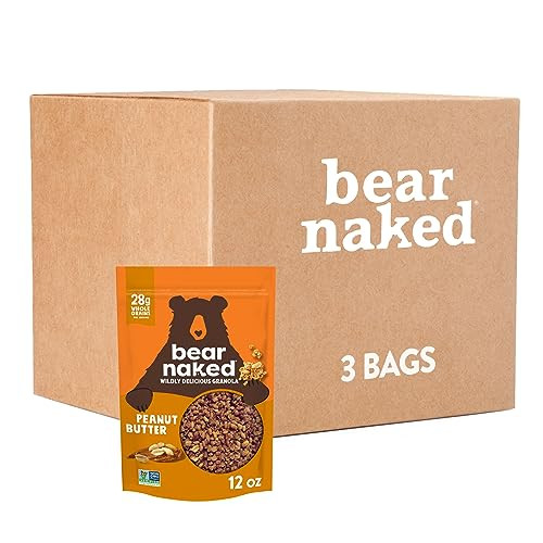 3PK Bear Naked Granola Cereal (Peanut Butter) 