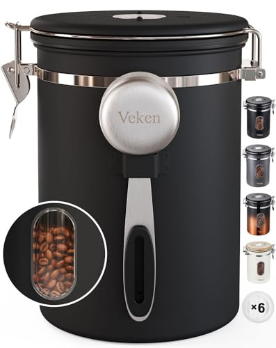 Veken Coffee Canister with Window