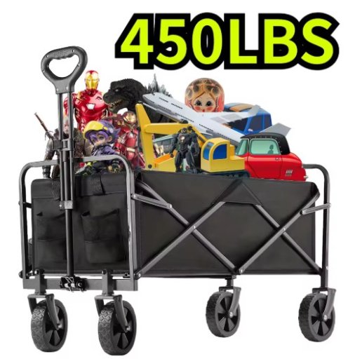 Foldable Cart for Shopping, Sports, and Camping