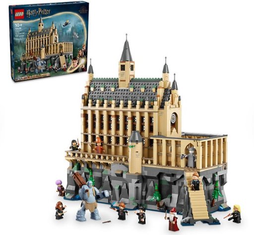 LEGO Harry Potter Hogwarts Castle The Great Hall Building Toy, 1732 Pieces