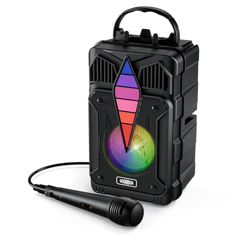 Voice-Activated RGB Bluetooth Karaoke Speaker