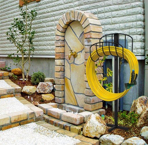 Freestanding Heavy Duty Garden Hose Holder